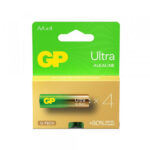 Baterija GP Ultra alkalna LR6 AA, 4 kom