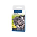 Crtački set Faber Castell Manga crni 1/8 167107