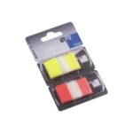 Page marker Info Notes info flags transparent 2x25x43mm, 2x50 listića