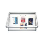 Tabla oglasna 2×3 GS11510 sa vratima i inbus ključem, bela magnetna 100x150