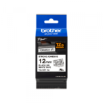 Traka Brother  TZES231 jako lepljiva 12mm crno na belo